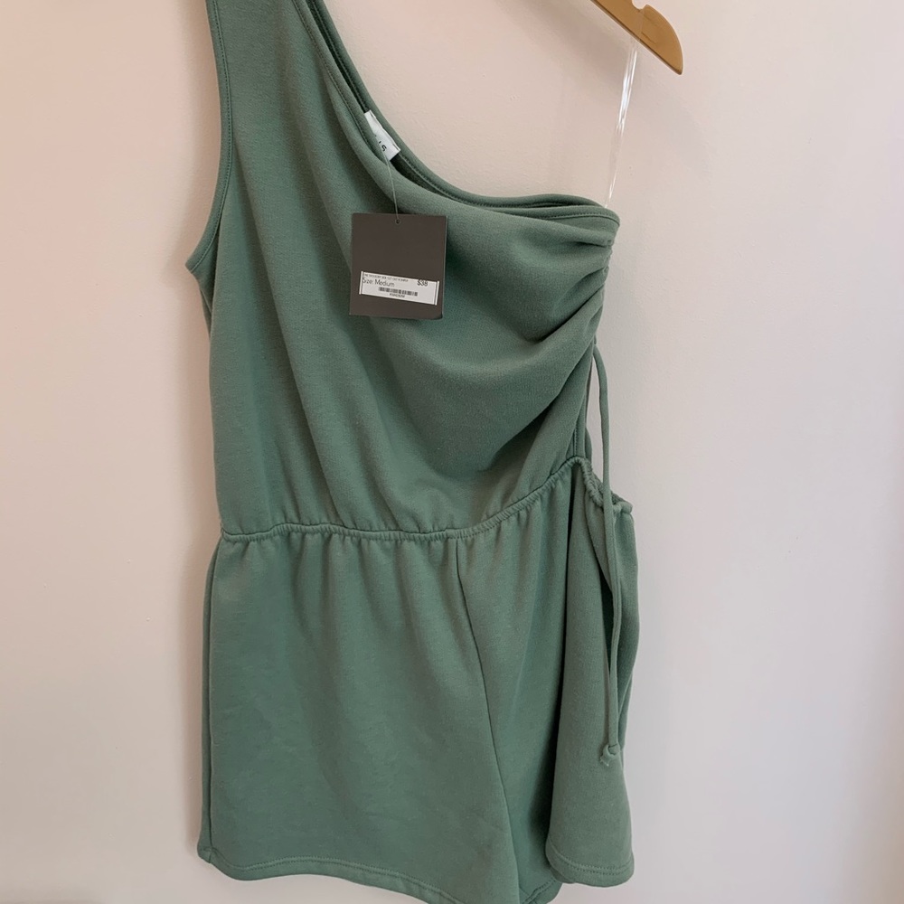 LELIS One Shoulder Side Cut Out Romper